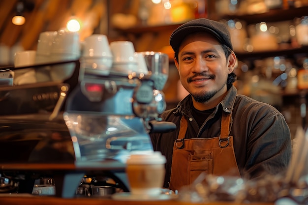 Portrait of man practicing his profession to celebrate international labour day