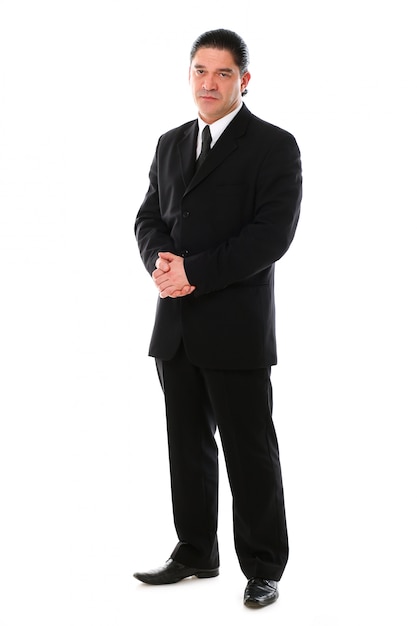 portrait of middle aged businessman