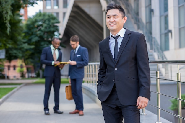 Portrait of multi ethnic business team