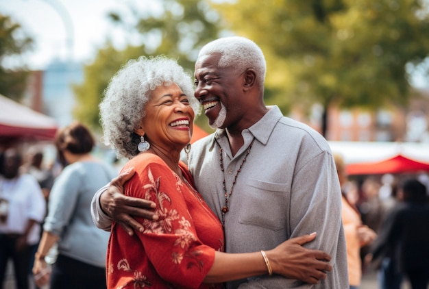 Portrait of people hugging each other in honor of hugging day celebration