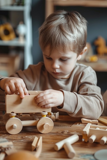 Free photo portrait of person doing arts and crafts