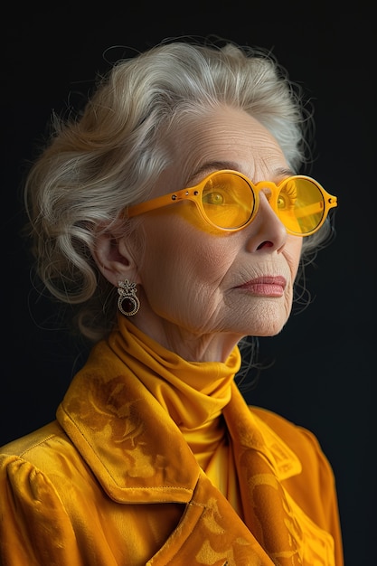 Portrait of person wearing yellow