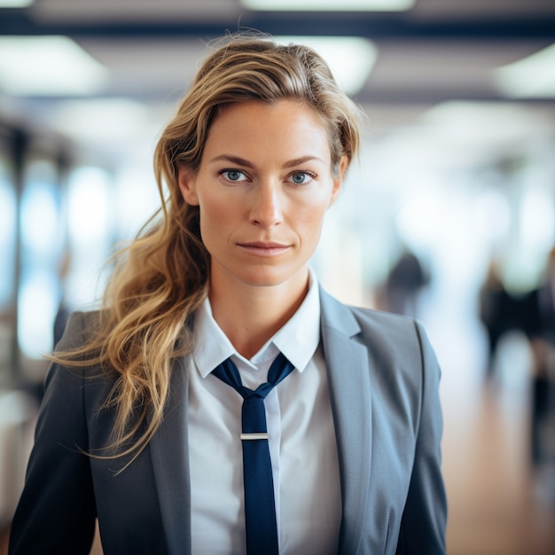 Free Photo portrait of professional and elegant businesswoman