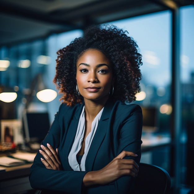 Portrait of professional and elegant businesswoman