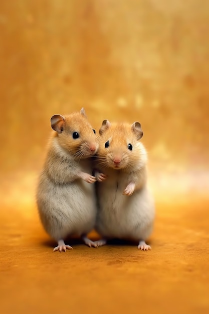 Portrait of rats or hamsters