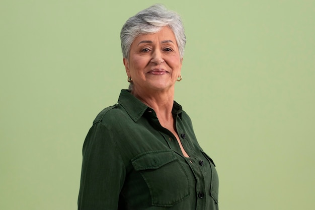 Free Photo portrait of senior woman