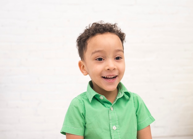 Portrait of a smiling boy