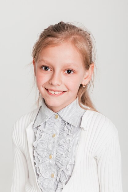 Portrait of smiling little girl