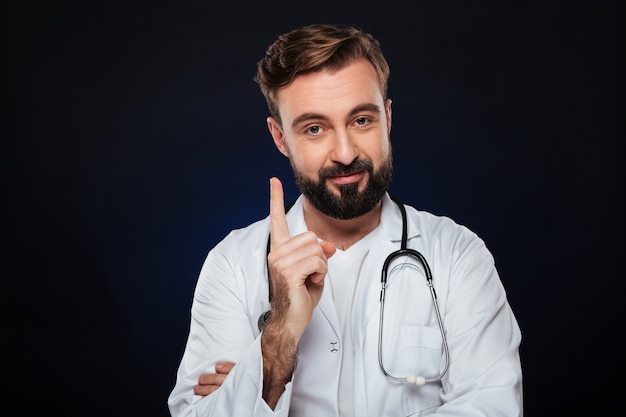 Portrait of a smiling male doctor