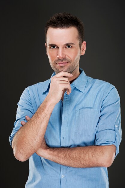 Portrait of a smiling man