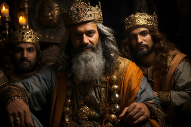 Portrait of the three wise men