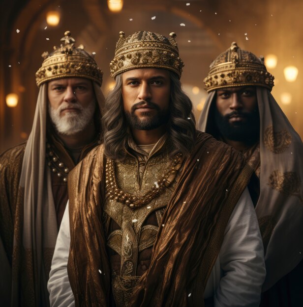 Portrait of the three wise men