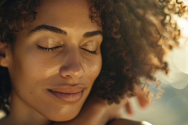 Portrait of woman showing strong emotions for mental health awareness