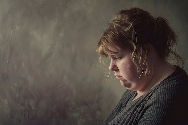 Free photo portrait of woman showing strong emotions representing mental health