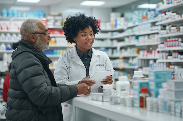 Portrait of woman working in the pharmaceutical industry