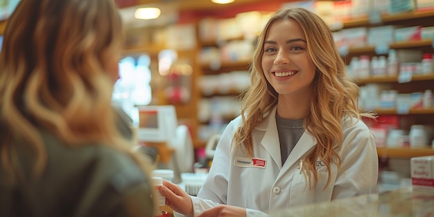 Portrait of woman working in the pharmaceutical industry