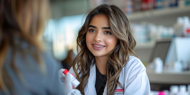 Portrait of woman working in the pharmaceutical industry