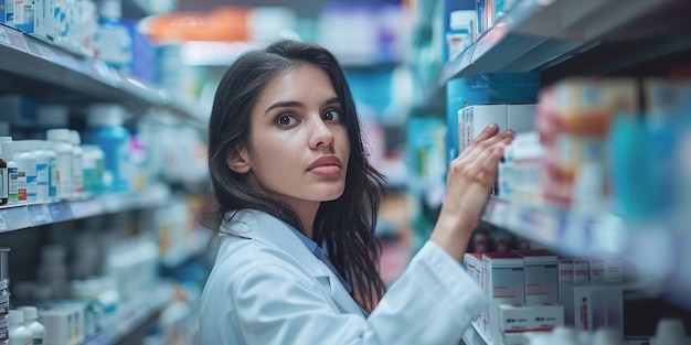 Portrait of woman working in the pharmaceutical industry