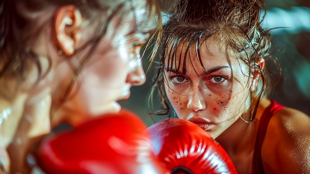 Free Photo portrait of women competing in the olympic games