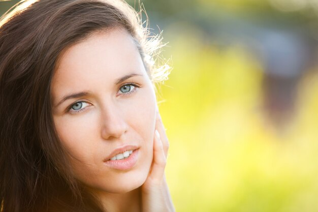 Portrait of young and beautiful women