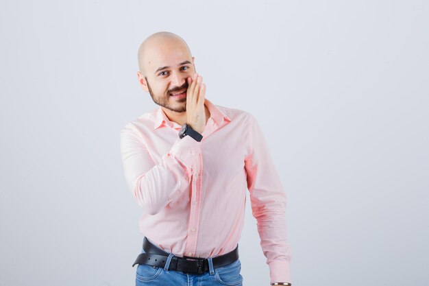 Portrait of a young confident man