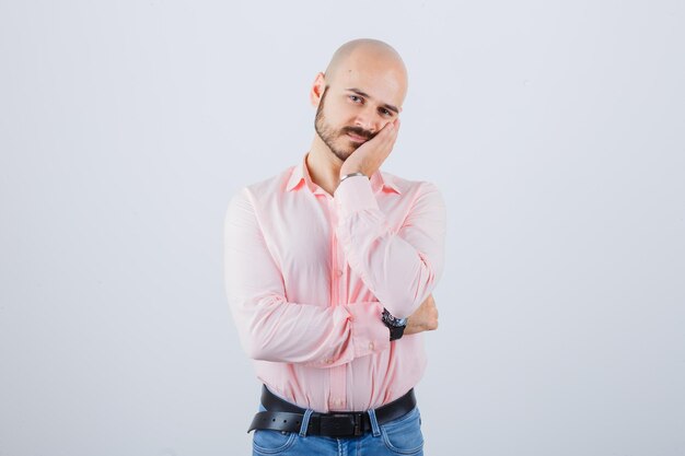 Portrait of a young confident man