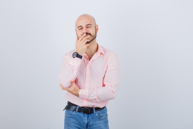 Portrait of a young confident man