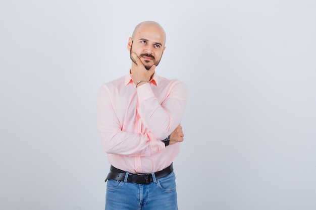 Portrait of a young confident man