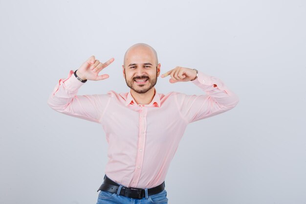 Portrait of a young confident man