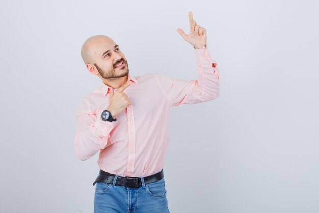 Portrait of a young confident man