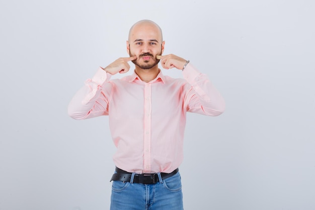 Portrait of a young confident man