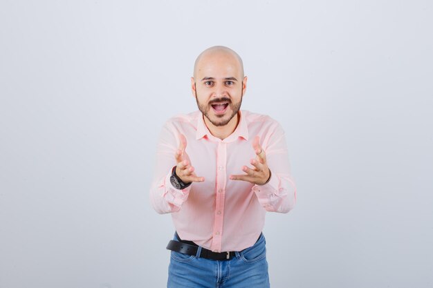 Portrait of a young confident man