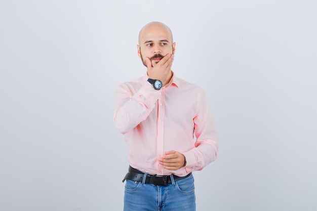 Portrait of a young confident man