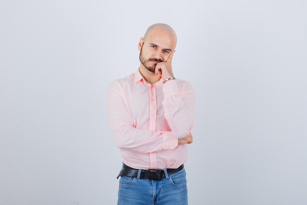 Portrait of a young confident man