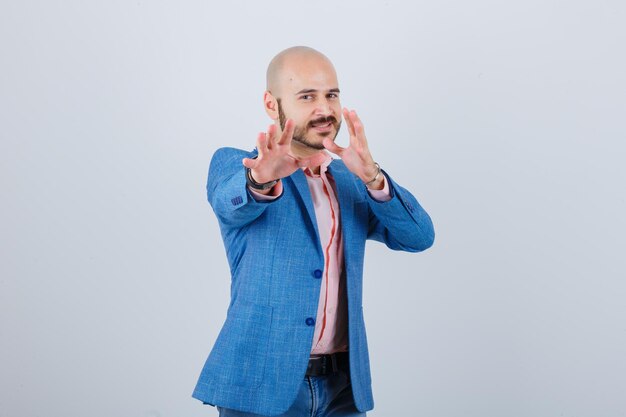 Portrait of a young confident man