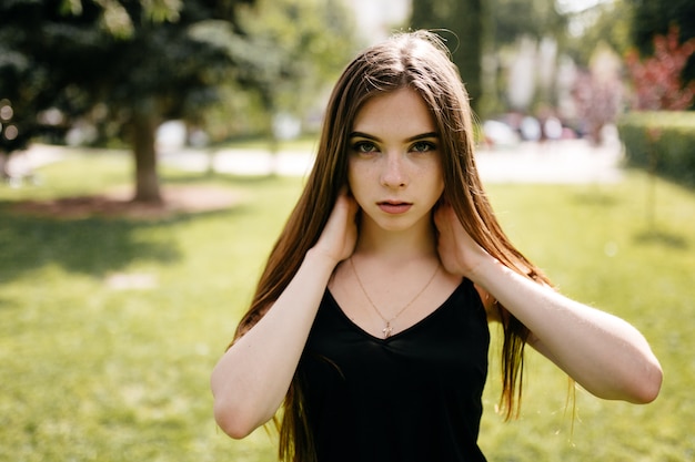 portrait of young girl