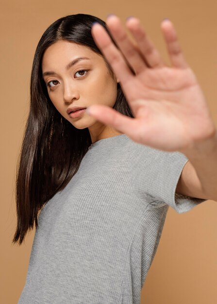 Portrait young japanese woman