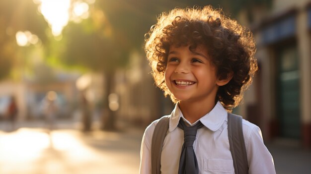 Portrait of young little boy