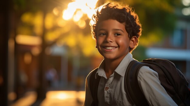 Portrait of young little boy