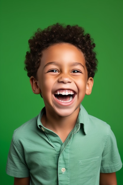 Portrait of young little boy