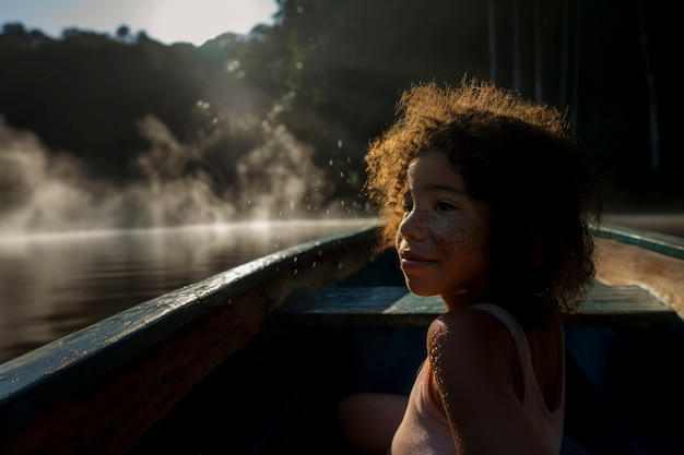 Free photo portrait of young people with freckles and beauty marks