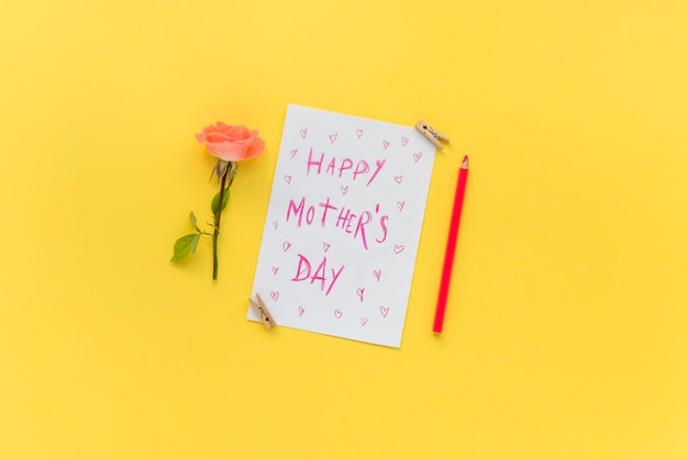 Free photo postcard for mother`s day celebration