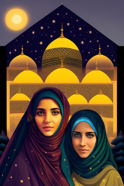 A poster for a muslim festival called ramadan