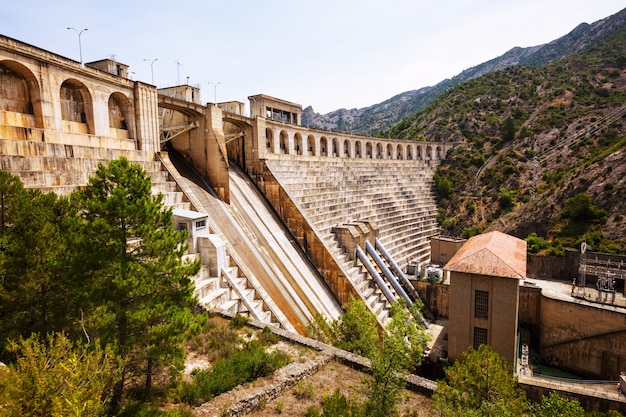 power station on Segre river