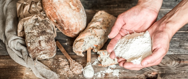 preparation of the bread