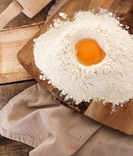 Preparing pastry on the kitchen