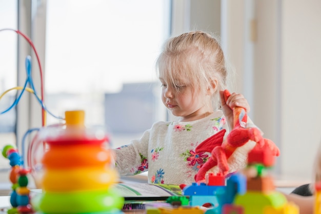 Preschooler child in daycare