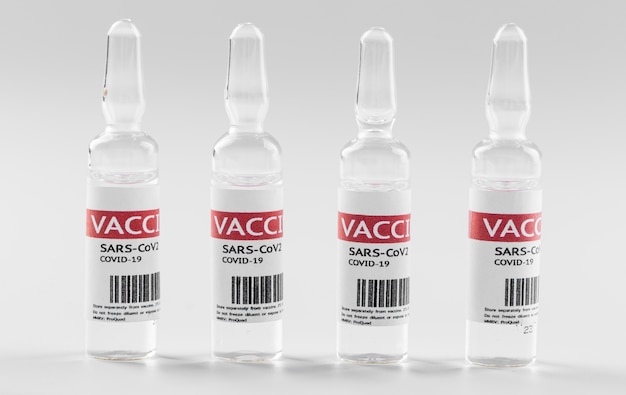 Preventive coronavirus vaccine bottles