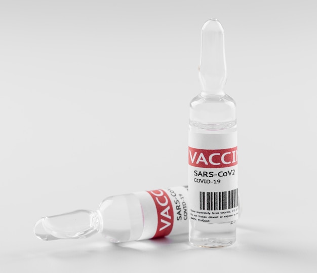 Preventive coronavirus vaccine bottles