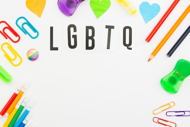 Pride lgbt society day stationery items